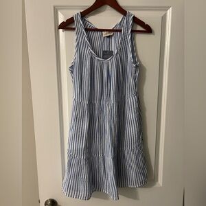 NWT striped blue and white XS universal thread short summer dress